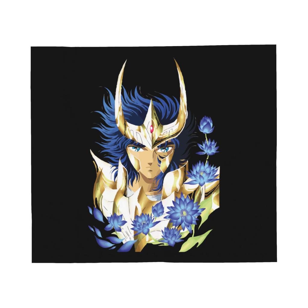 Saints Seiya Blankets Flannel Printed Breathable Super Soft Throw Blankets for Bed Travel Rug Piece