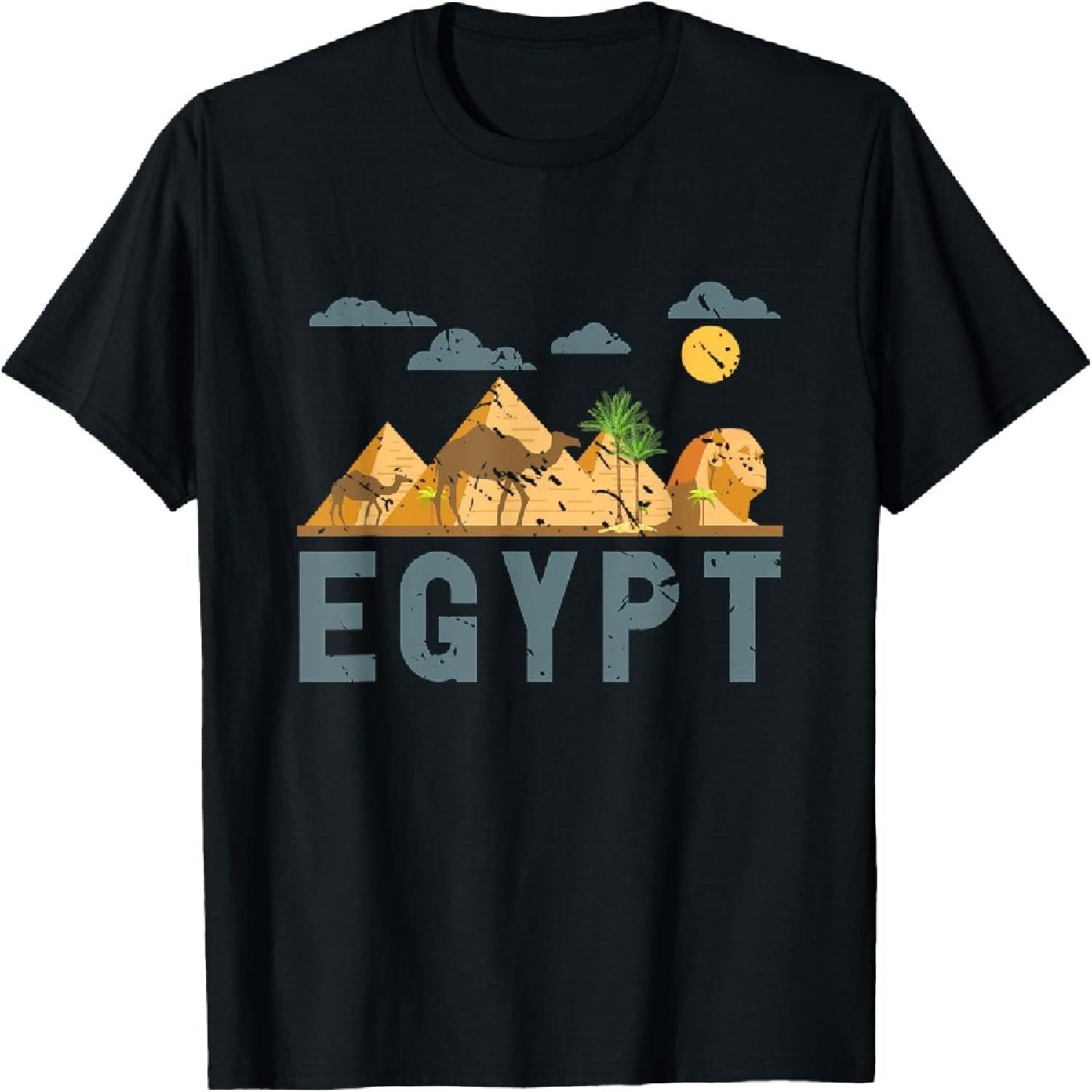 Africa Egyptian Hieroglyphics Cairo Egypt T-Shirt XXXXXL разноцветный