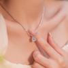 Summer 2024 Women's Clavicle Chain: Elegant Imitation Moissanite Necklace