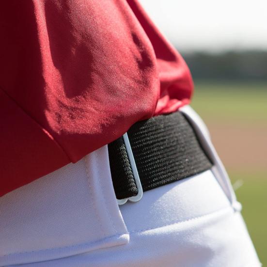 Adult Baseball Belt Elastic Band Adjustable Length Imitation Leather Baseball Softball Belt Unisex Vibrant Color Waistband