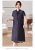 Elegant Summer Lapel Dress for Middle-Aged and Senior Women 2026