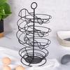 Helical Eggs Rack with Space Saving Design Holds 36 Eggs Includes Storage Box for Organized Refrigerator and Easy Kitchen Access