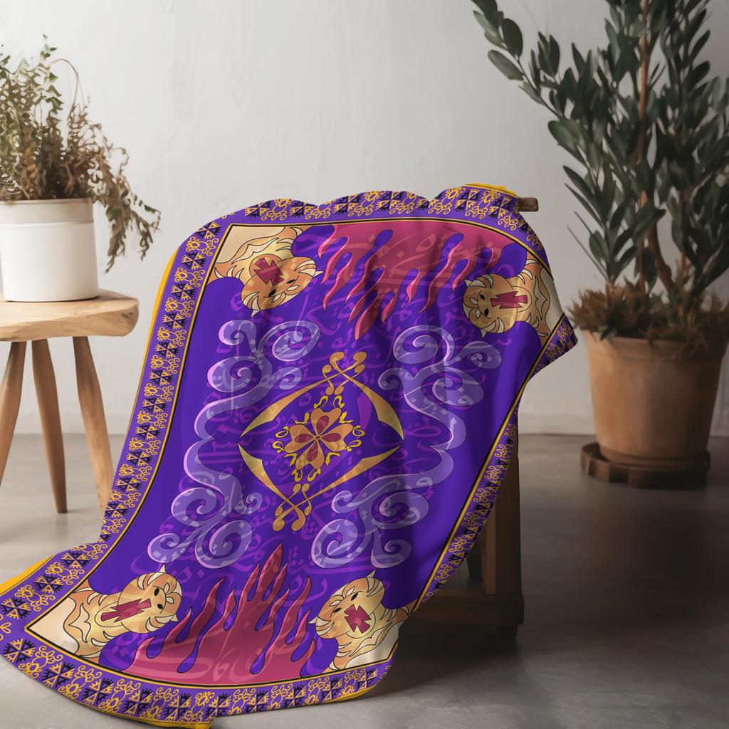 American Retro pattern Customizable Cartoon Tapestry Bohemian Blanket Soft and comfortable blanket Customizable Gift