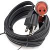 1pc 120V Block Heater Cord With Right-angle Silicone Connector Power Cord Cable For Heavy Duty Heaters Engine Block Heaters