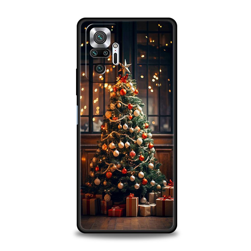 Merry Christmas Tree Phone Case For Xiaomi Redmi Note 14 13 12 10 11 Pro Plus 14C 13C 12C 10C 9C 5G Soft TPU Cover
