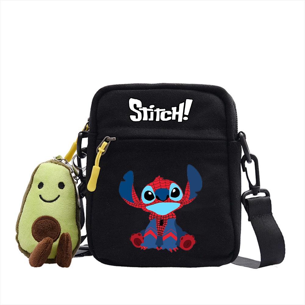 

Stitch New Cute Printed Shoulder Bag Colorful And Simple Canvas Crossbody Bag Style B