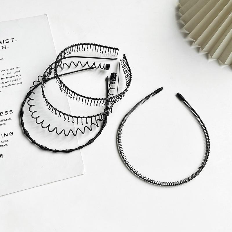 AISHG Non-slip Wash Wave Hair Bands for Women Invisible Movement Tide Simple Back Headwear Korean Hairband Girl Hair Accessories