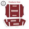 12-Piece Paper Party Trays - World Cup Football Boat Boxes, Fried Chicken & Burger Serving Trays, Disposable Food Containers, Game Day Party Supplies