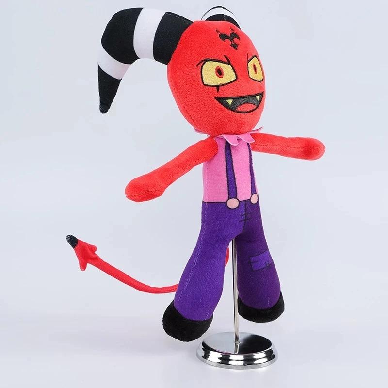 30CM Blitzo's Teddy Plush Toy Helluva Boss Plush Animal Toys Cartoon Stuffed Soft Toy Christmas Birthday Gift for Children
