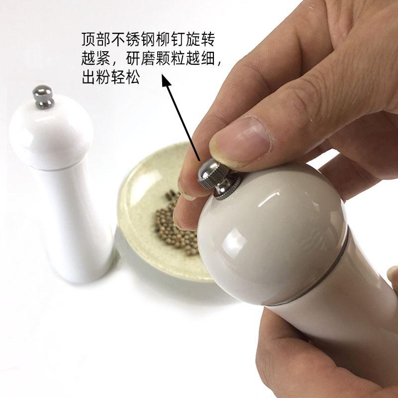 Leeseph Salt and Pepper Grinder With Ceramic Adjustable Coarseness, Elegant Shakers For Fresh Spices