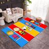Snoopy's Peanuts Gang Themed Anti-Slip Rugs - Polyester Home Decor, Suitable for Bedrooms, Living Rooms, Doorways, Studios, and Decorations