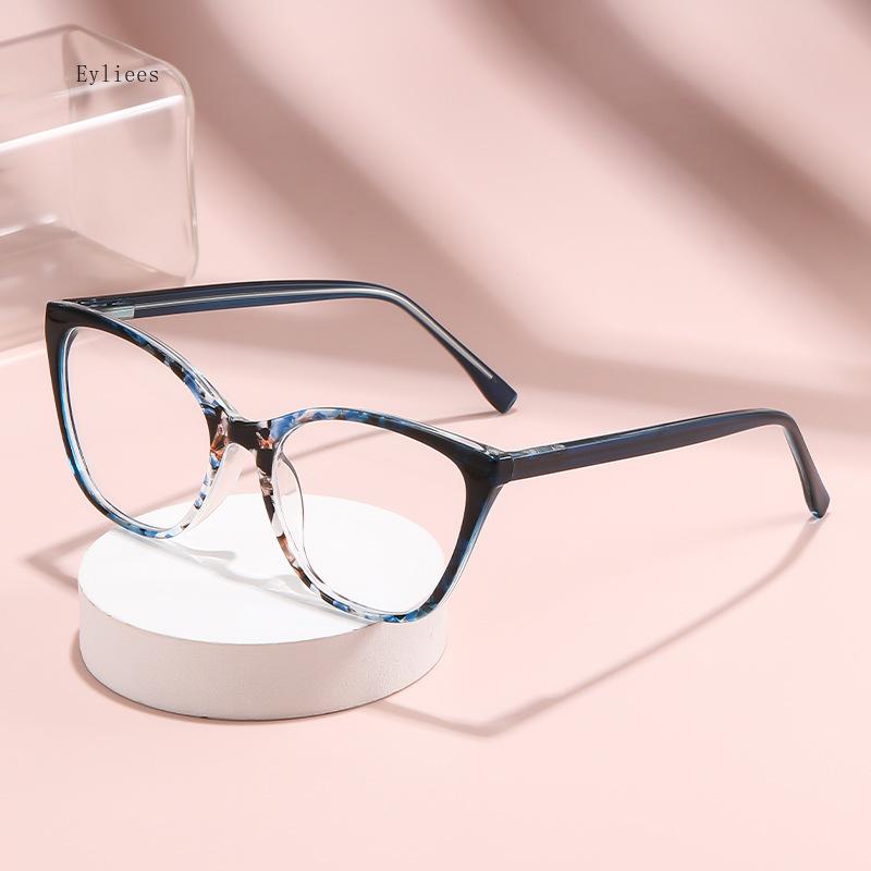 Fashion Reading Glasses for Women Cat Eye Plus Presbyopia Optical Lens Women Computer Magnify Grade Prescription Glass +150