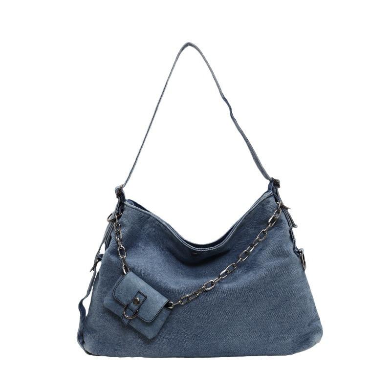 Shoulder bag women's large-capacity messenger bag 2025 new trendy high-end student portable tote bag