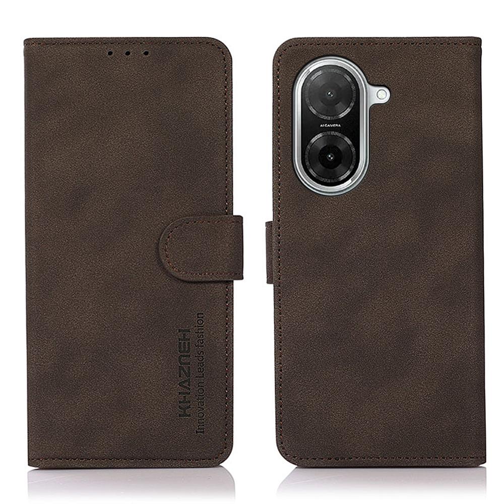 

KHAZNEH For Xiaomi Redmi A5 4G (171.7mm)/Poco C71 4G Case PU Leather Wallet Stand Phone Cover Brown