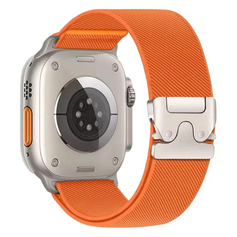 Nylon Strap for Apple Watch Band Ultra 3 2 49mm 46mm 42mm 45mm 41 44mm 40mm Parachute Bracelet iWatch Series 11 10 9 8 7 6 5 SE3
