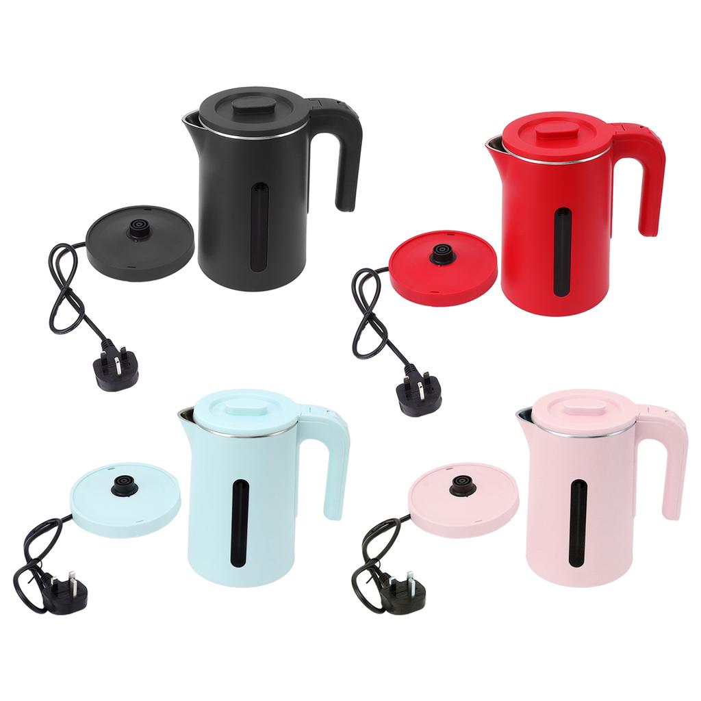 Bollitore Elettrico in Acciaio Inossidabile Doppio Strato 2000W 2L Spegnimento Automatico Senza BPA Bollitore per Acqua Calda per Casa 220V