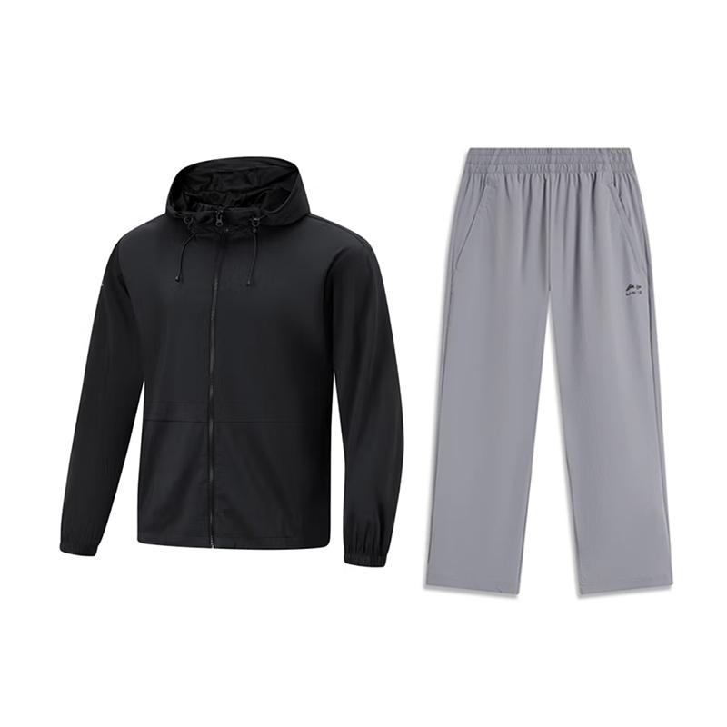 

Li-Ning Простой Свободный Уличный Удобный Модный Универсальный Легкий Повседневный Спортивный Костюм Костюм Унисекс AFDU679-4-AYKU-3 XXL