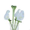 Artificial Flower Bouquet in Vase, Collectible Figurines for Home Decor Gifts