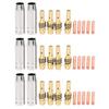 A84X-33Pcs/Set Mig Welding Nozzle Welder Torch Nozzles Gold Tip Holder Contact Tips 0.040 Inch Gas Diffuser Set For Torches