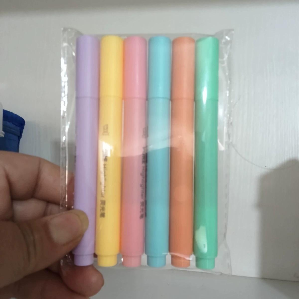 

Кольоровий хайлайтер-макарон великої місткості для DIY щоденників