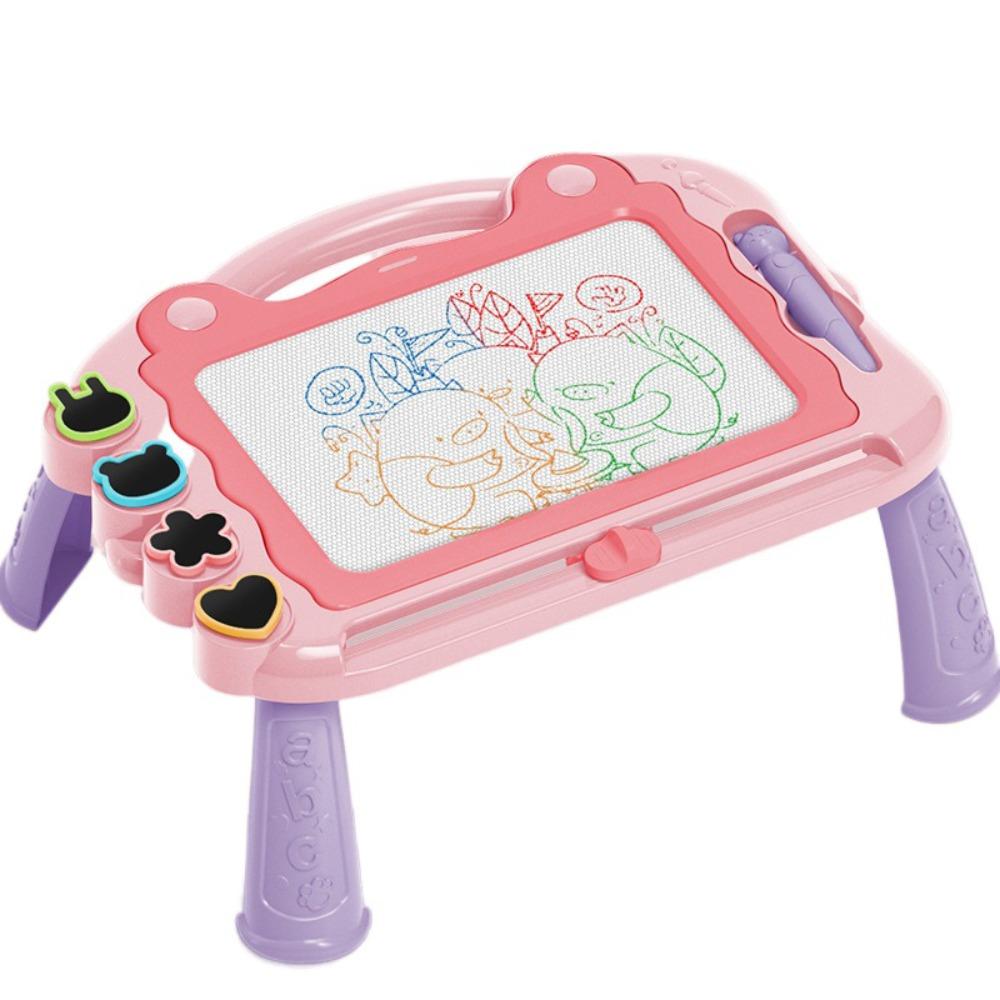 

Стираемая магнитная доска для рисования Съемные детали Цветная доска для рисования Раннее образование розовый