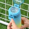 650ml Sportwasserflasche Hochwertige Mattierte Farbverlaufs-Wasserbecher Grenzüberschreitend Outdoor Tragbares Wasser