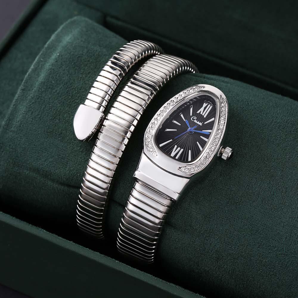 Schlangenarmbanduhr Damenarmbanduhr Quarzuhr