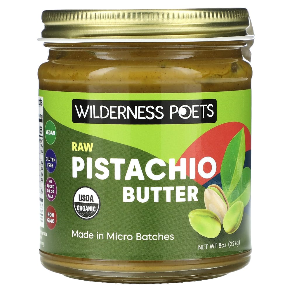 Wilderness Poets Raw Pistachio Butter 227g (8oz) 227g - 1 ea