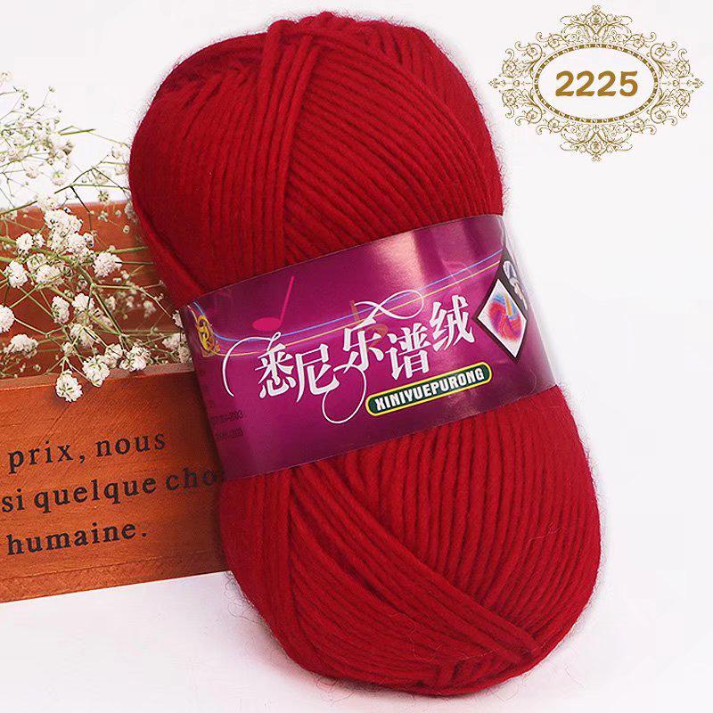 Sydney Rainbow Dyed Hand-Knitted Yarn for DIY Hats, Scarves, Shawls, and Baby Projects