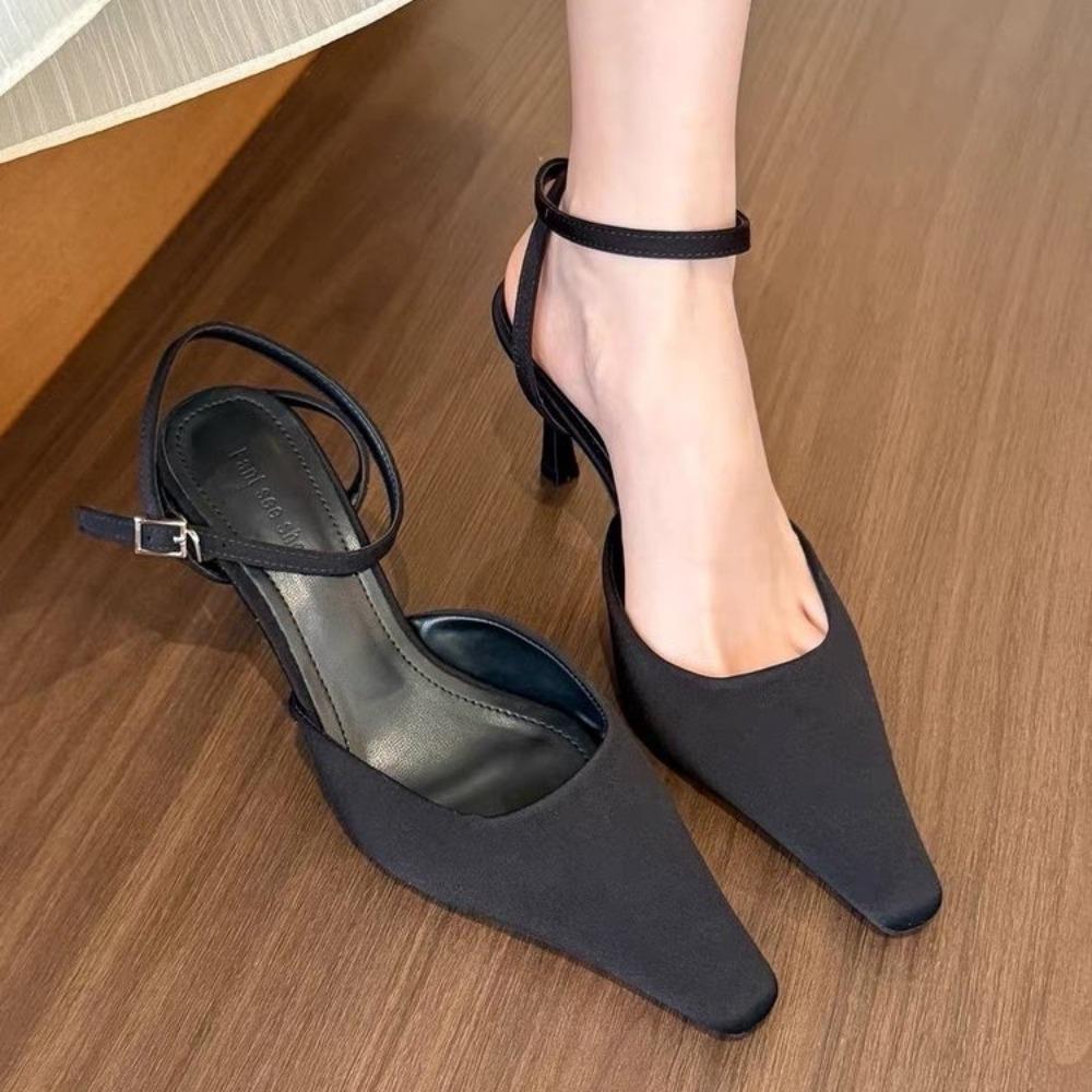 Fashion Pointed Toe Sexy High Heels Women New Sandals Summer Shoes 2025 Designer Party Shoes Dress Pumps Slingback Slippers Stilettos