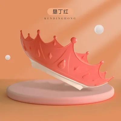 

Wash Hair Shield Kids Direct Visor Caps Bathing Shower Cap Baby Care Crown Shape Shampoo Hats Toddler красный