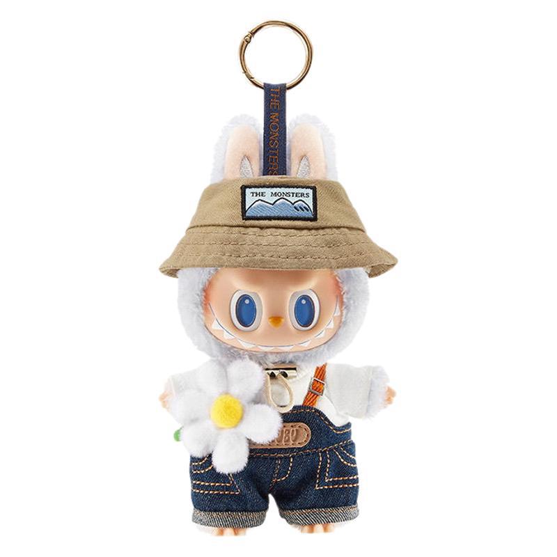 Popular Labobo Fall In Wind Home Key Chains Trendy Cool Soft Vinyl Plush Doll Pendant Cute Carton Characters Bubble Mart Key Rings for Handbags