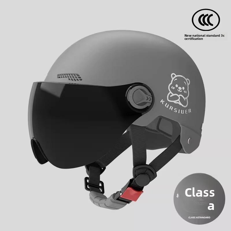 Electric Vehicle Helmet Men and Women Large Summer Breathable Four Seasons Universal Safety Helmet Half Helmet
