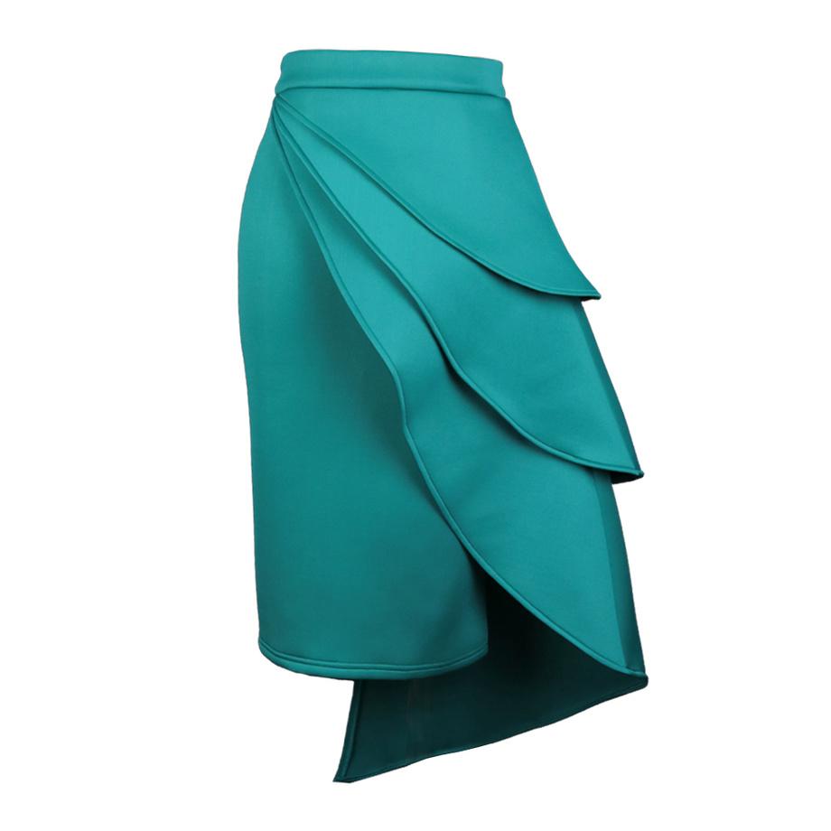 modest ruffle skirts