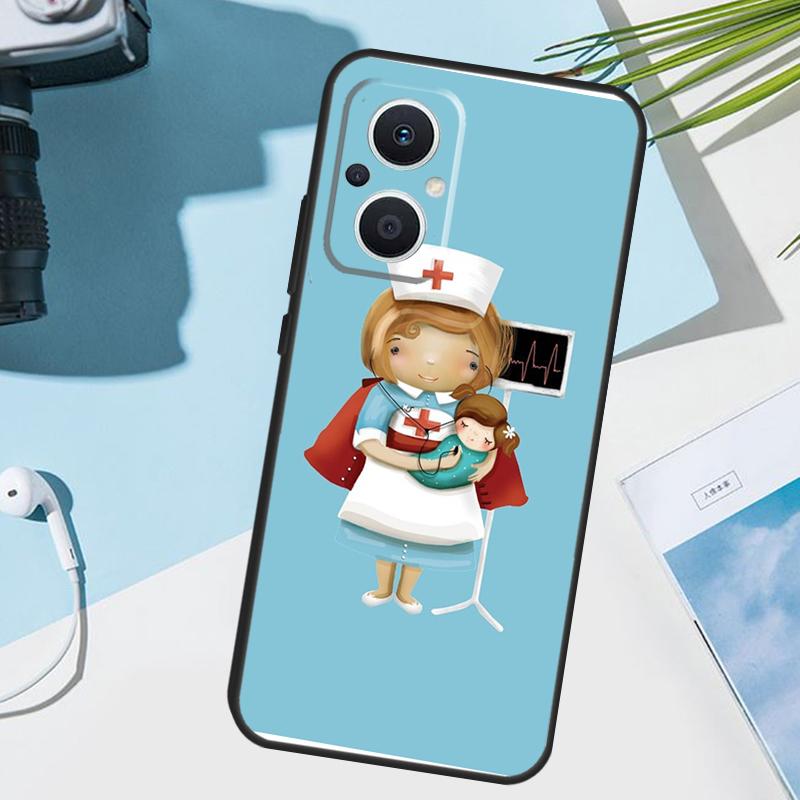 Medicine Doctor Nurse Case For OPPO Reno 12F 12 13 11 F 8T 7 8 10 Pro OPPO Find X8 X6 Pro X3 X5 Lite Phone Cover
