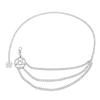 Sturdy Alloy Waist Chain With Retro Star Charm Adjustable Body Jewelry For Women Casual Wear And Special Occasions