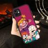 Cartoon Funny R-Rugrats For IPhone 16 15 14 13 12 11 Pro Max X XS MAX Plus Translucent Black Phone Cover