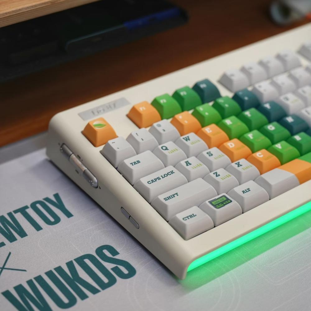 NEWTOY Memoirs Theme Keycap Set 172key PBT Custom Retro Style Keycap Cherry Profile Office Gaming KeyCap for Mechanical Keyboard