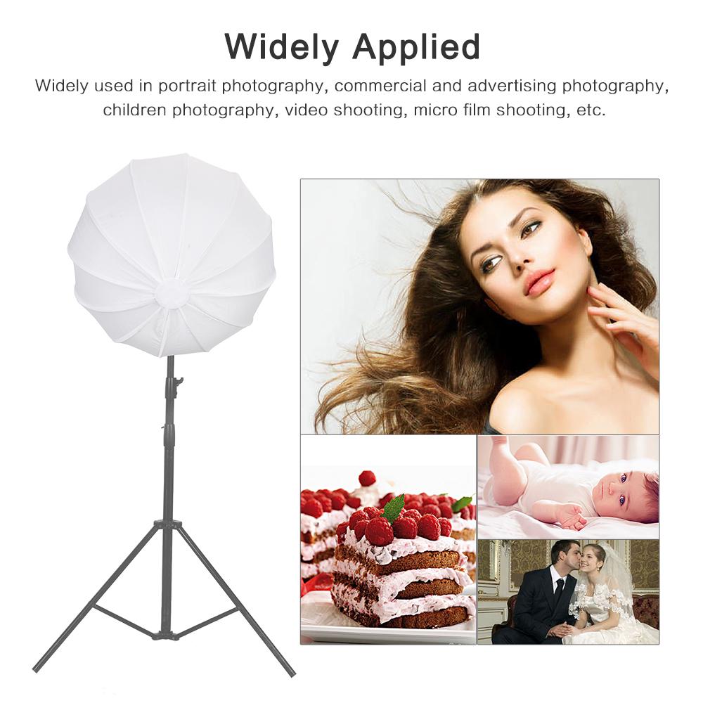 NiceFoto 50cm/20inch Foldable Lantern Style Softbox Ball Shape Soft Box with Bowens Mount