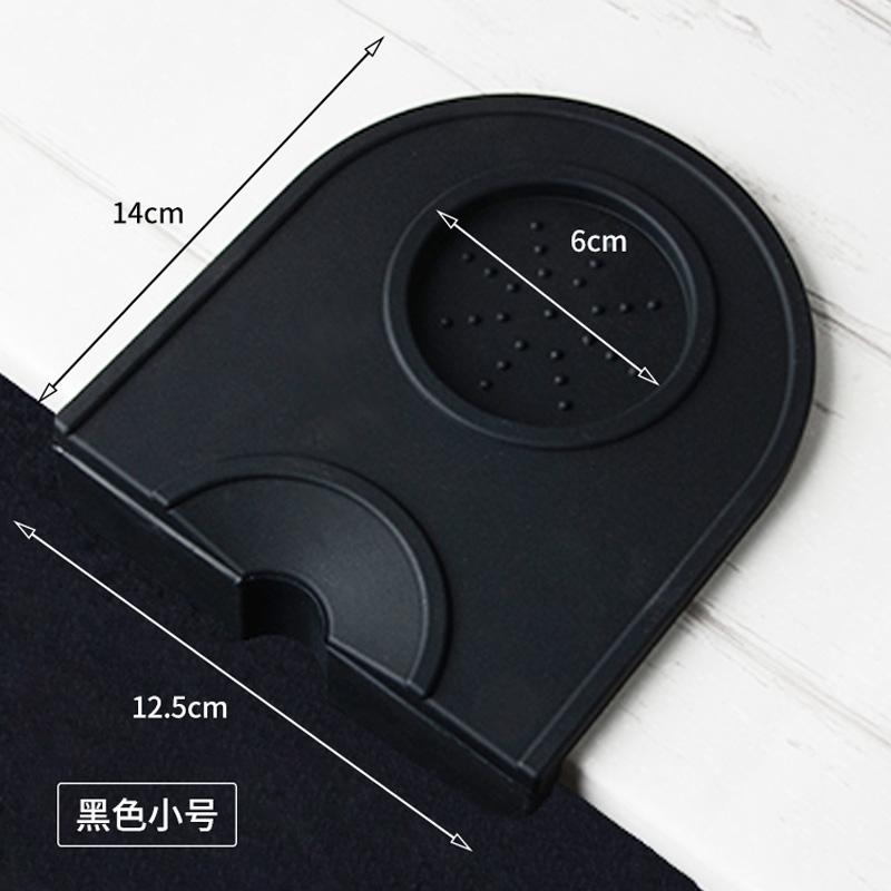 YOMDID Small Silicone Coffee Hammer Mat Corner Coffee Powder Maker Hammer Pressure Mat Nonslip Espresso Double Coffee Tamper Pad