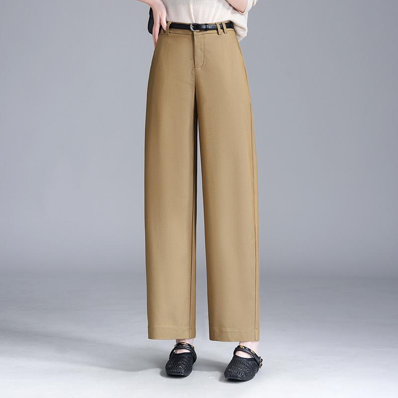 

Women s 2026 Spring/Summer Slimming Cropped Wide-Leg Suit Pants 30/2XL (125-135 lbs)
