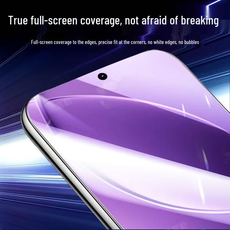 Redmi K80/K80 Pro Anti-Blue Light Full Screen Tempered Film Without White Edges