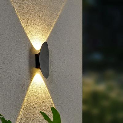 AC85-265V 6W LED nástěnné svítidlo Vnitřní a venkovní Moderní minimalistický styl IP65 Vodotěsná nástěnná svítidla Exponovaná zahradní svítidla
