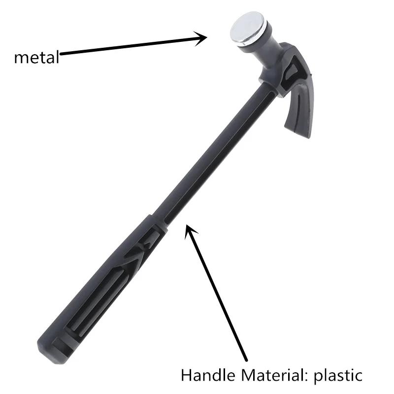 Mini Iron Hammer Handle Claw Woodworking Nail Puncher Watch Repair DIY Jewlery Tool Emergency Safety Escape