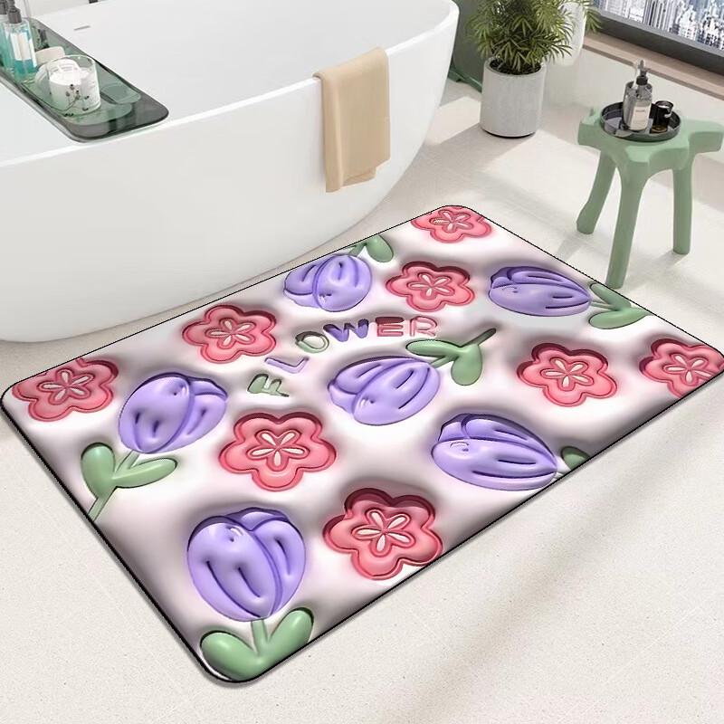 

Longchan Ins Soft Diatom Mud Bathroom Mat
