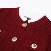 Quality Spot Spring and Autumn New Long Sleeve Crew Neck Belt Knitted Versatile Slim Skinny Long Dress 25144