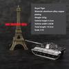 Alloy  Tank 1 / 72 All Metal Military Tank Model Ornament Non Scrollable Home Decoration with Woodbox