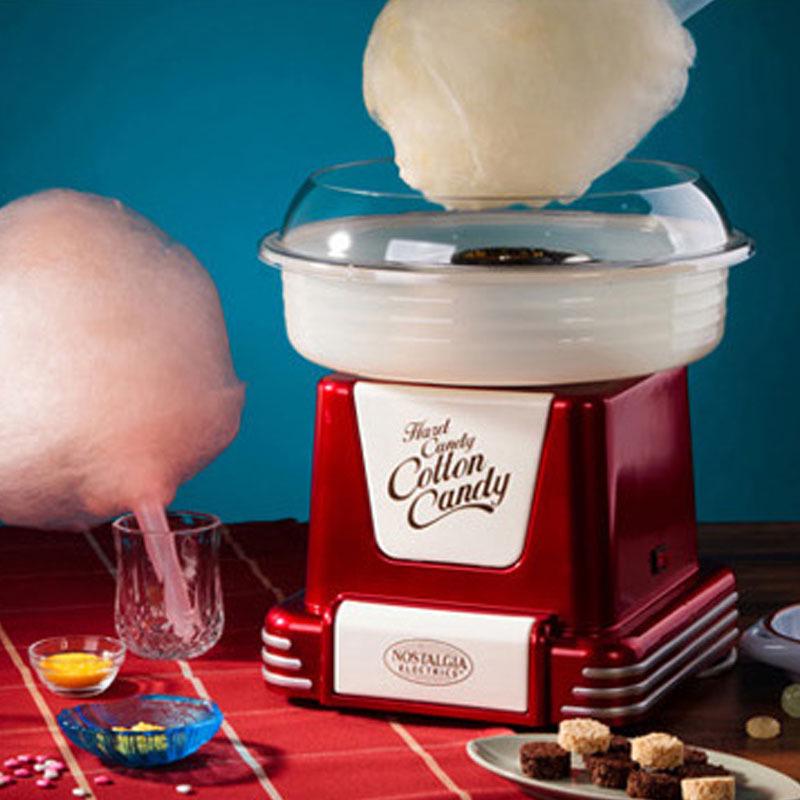

Retro Cotton Candy Machine for Home: Electric, Automatic, and Hard Candy Compatible 32x32x32 cm