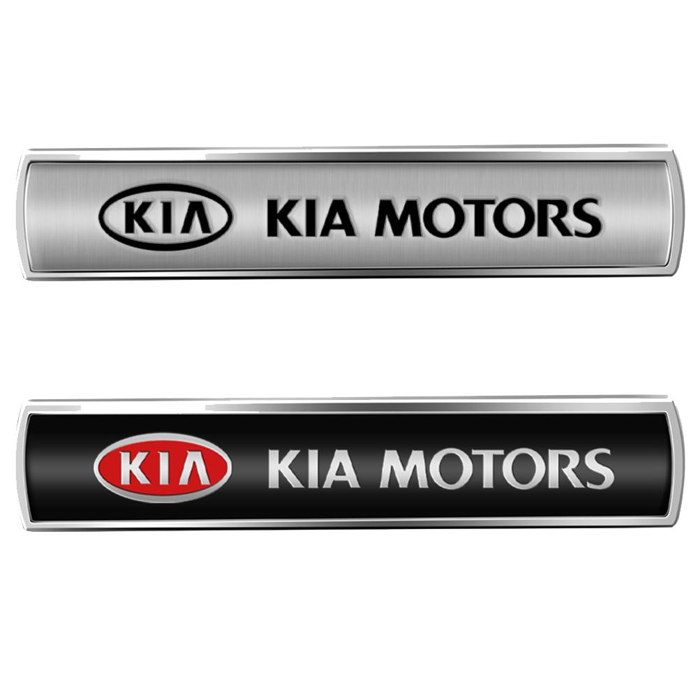 3D Car Metal Emblem Car Body Side Window Badge Sticker For KIA 3 Rio K2 K5 K3 Ceed Sportage Cerato Soul Sorento Picanto Optima FS1