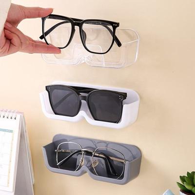 Glasses Storage Box Wall-mounted Punch-free Glasses Storage Box Sunglasses Display Stand Decorative Sunglasses Rack